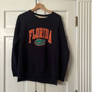 League collegiate wear, women’s size medium University of Florida crewneck.